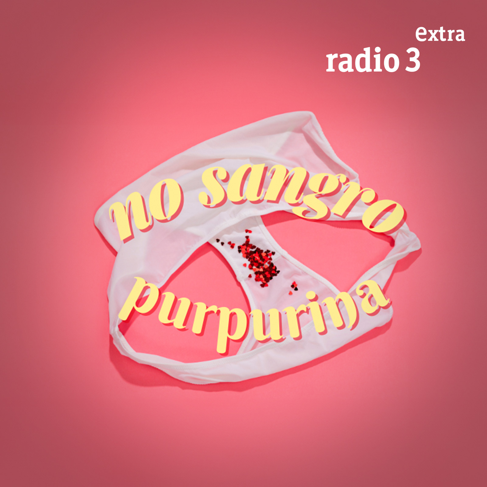 No sangro purpurina