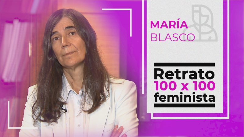 Retrato 100x100 feminista: Mara Blasco