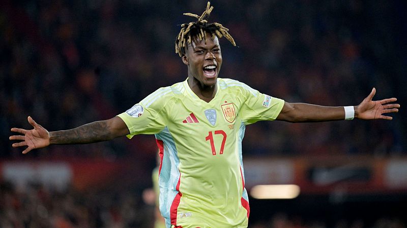 UEFA Nations League | Pases Bajos 0-1 Espaa: Nico Williams adelanta a La Roja en Rterdam