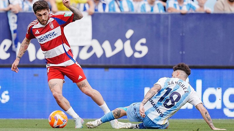 Mlaga CF - Granada CF: resumen del partido de la 38 jornada de Liga | Segunda