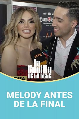 Melody antes de la final de Eurovisión