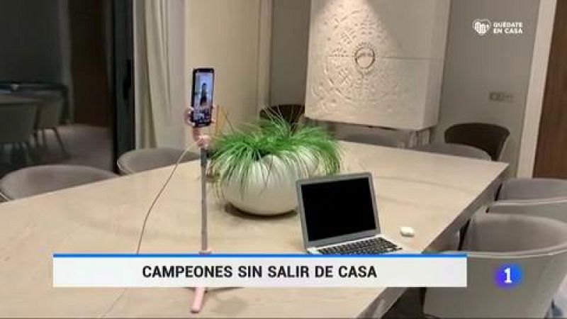 Contador y Corretja te animan a entrenar en casa